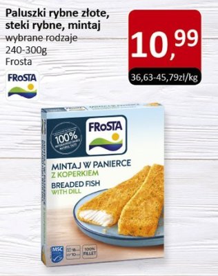 Paluszki rybne złote, steki rybne, mintaj Frosta promocja w Market Point