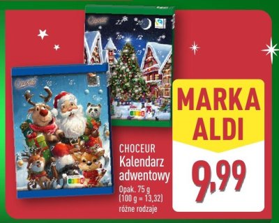 Kalendarz adwentowy różne rodzaje promocja w Aldi