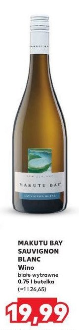 Wino MAKUTU BAY SAUVIGNON BLANC promocja w Kaufland