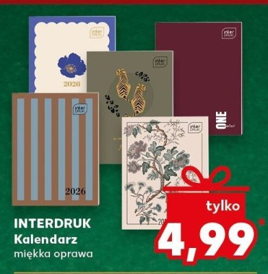 Kalendarz INTERDRUK miękka oprawa promocja w Kaufland
