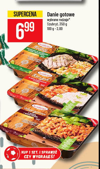 Wieprzowina z kasz膮 i warzywami Szubryt promocja