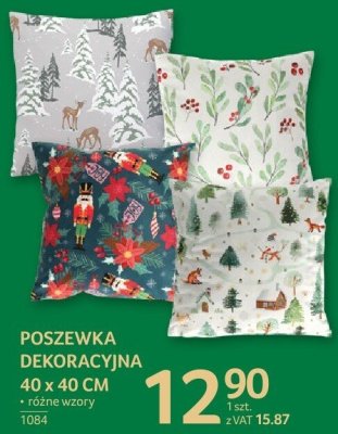 Poszewka dekoracyjna 40 x 40 cm różne wzory promocja w Selgros