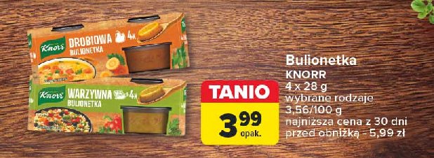 Bulionetka warzywna Knorr bulionetka promocja