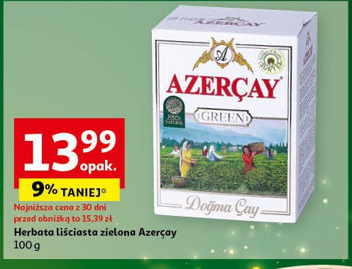 Herbata zielona Azercay armudu promocja