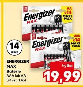 Baterie aaa Energizer max promocja