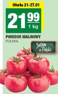 Pomidor malinowy Polska promocja w SPAR