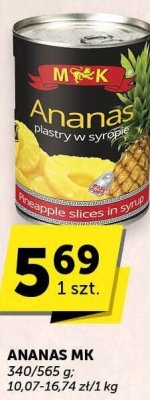 Ananas MK promocja w Groszek