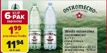 Woda niegazowana Ostromecko promocja