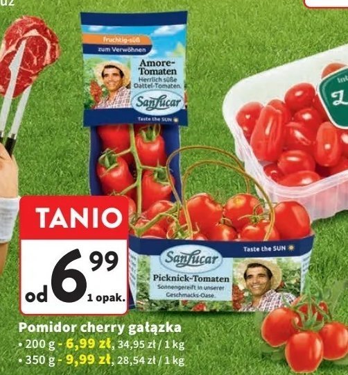 Pomidory cherry Sanlucar promocja
