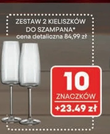 Kieliszki do szampana Masterchef promocja w Intermarche