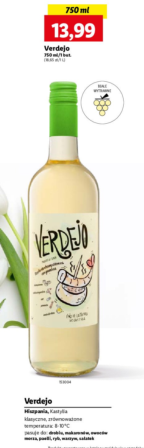 Wino VERDEJO promocja w Lidl