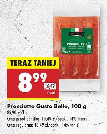 Szynka prosciutto cotto Gustobello promocja