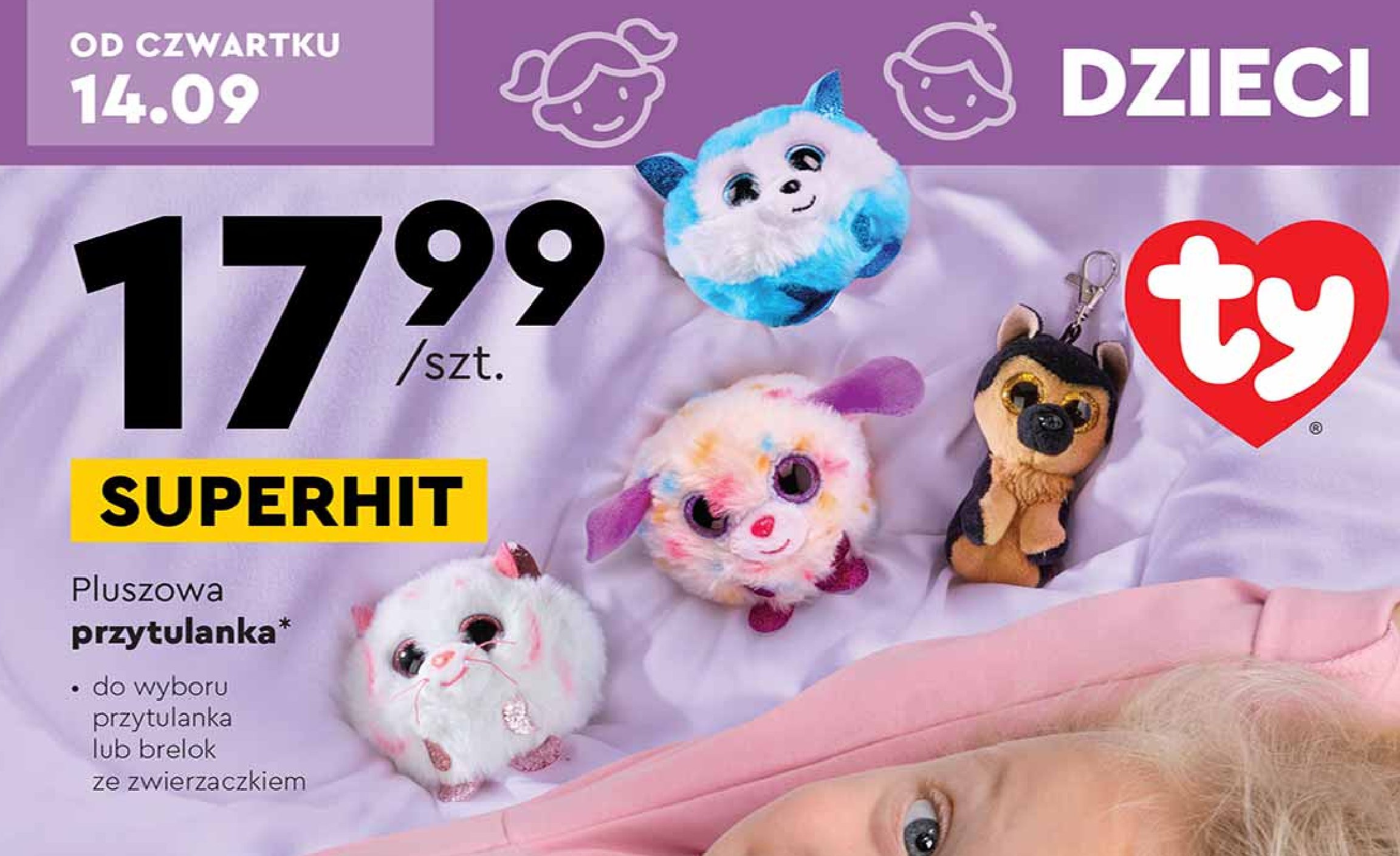 Przytulanka pluszowa promocja