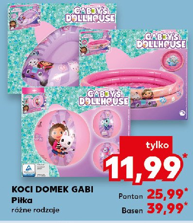 Piłka 23 cm gabi koci domek promocja w Kaufland