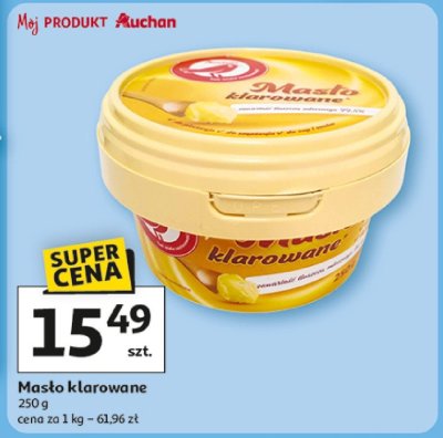 Masło klarowane promocja w Auchan