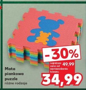 Mata piankowa puzzle promocja w Kaufland