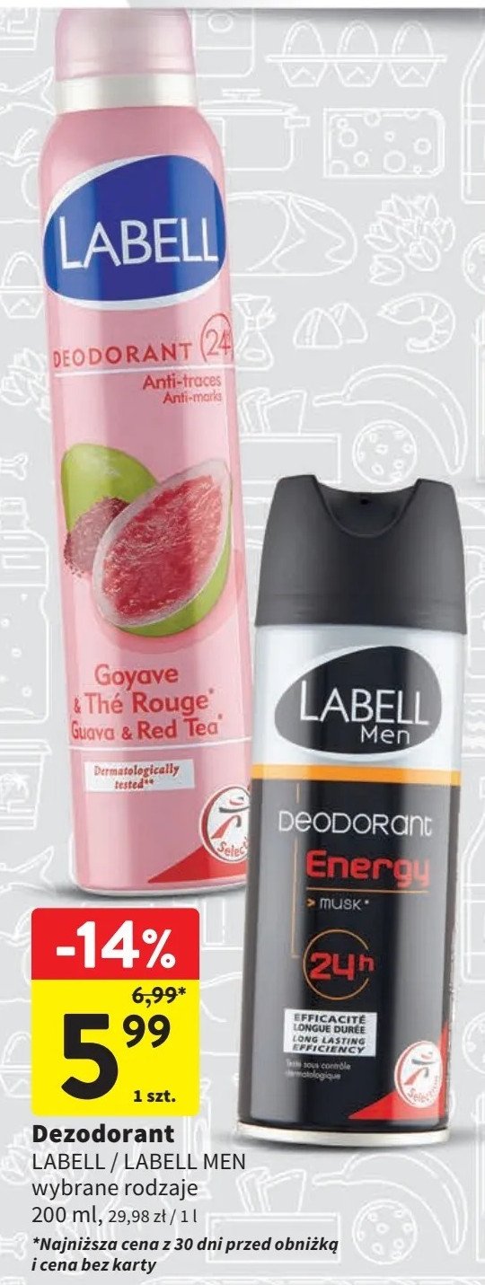 Dezodorant guava & red tea Labell promocja