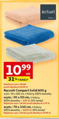 R臋cznik compact solid 30 x 50 cm Actuel promocja