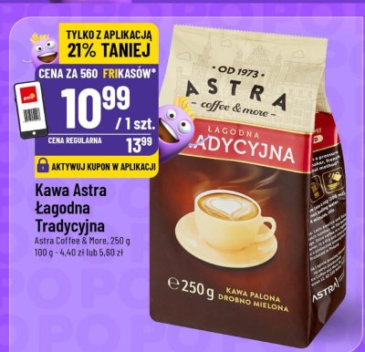 Kawa Astra Łagodna Tradycyjna 250g promocja w POLOmarket