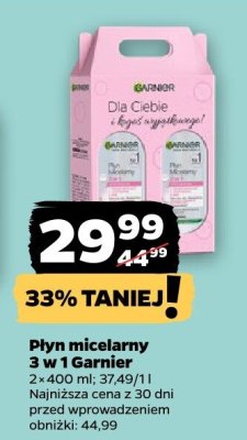 Płyn micelarny 3 w 1  promocja w Netto