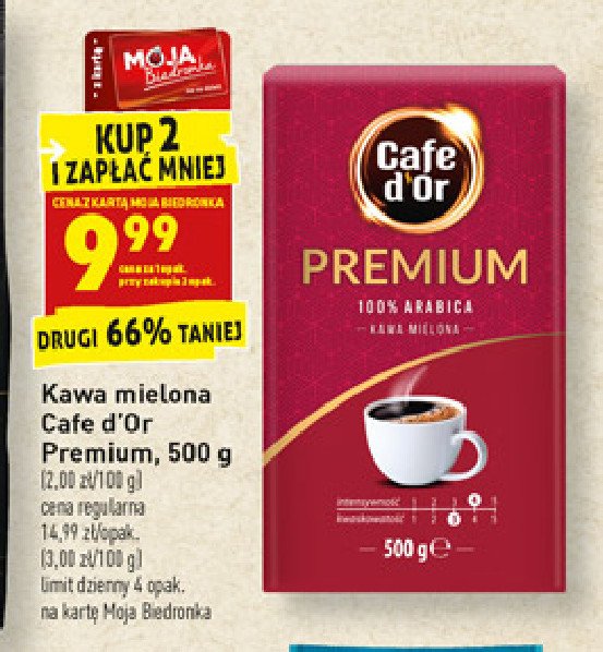 Kawa Cafe d'or 100% arabica promocja