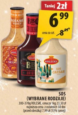 Sos Roleski (wybrane rodzaje) promocja w Arhelan