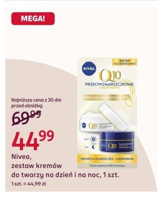 Zestaw kremów do twarzy na dzień i na noc promocja w Rossmann