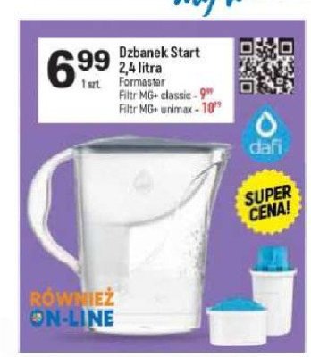 Dzbanek start classic 2.4 l Dafi promocja