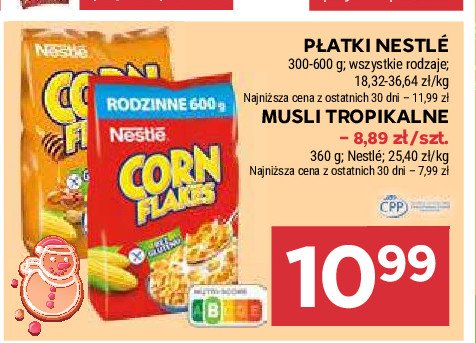 Płatki śniadaniowe Corn flakes (nestle) promocja