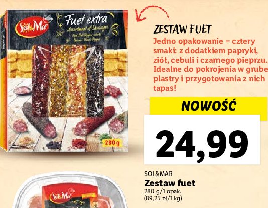 Zestaw fuet Sol&mar promocja