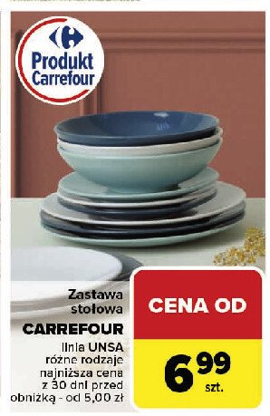 Talerz unsa Carrefour promocja