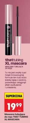 Mascara tubująca do rzęs THAT TUBING XL MASCARA promocja w Biedronka