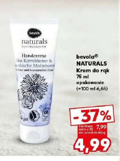 Krem do rąk Bevola naturals promocja