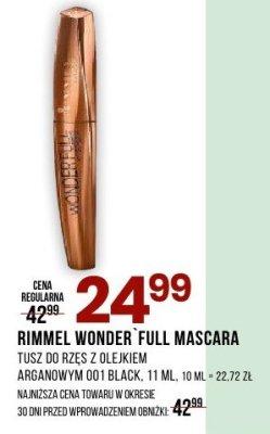 Tusz do rz臋s promocja w Drogerie Natura