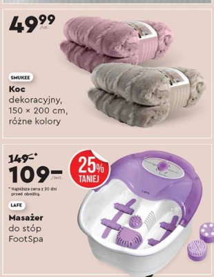 SNUKEE Koc dekoracyjny, 150 × 200 cm, różne kolory promocja w Biedronka