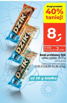Baton proteinowy Dzik różne rodzaje promocja w Dealz