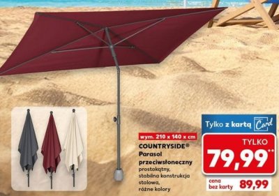 Parasol przeciwsłoneczny 210 x 140 cm K-classic countryside promocja
