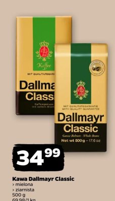 Kawa Classic ziarnista promocja w Netto