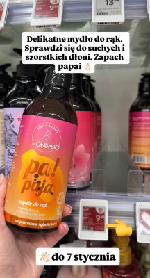 Mydło do rąk OnlyBio Pa!Paja promocja w Rossmann