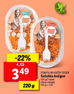 Sałatka bulgur z hummusem i pastą pomidorową Pomysł na każdy dzień! promocja