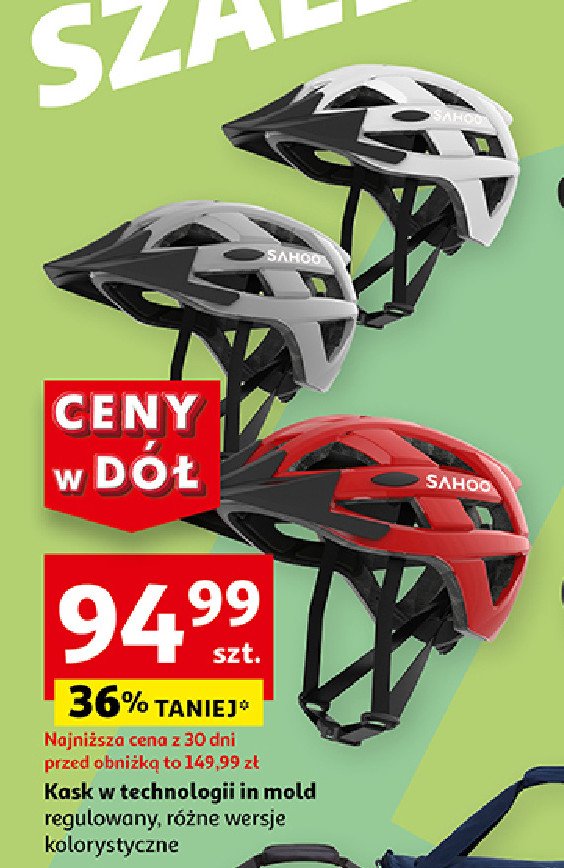 Kask rowerowy in-mold Sahoo promocja