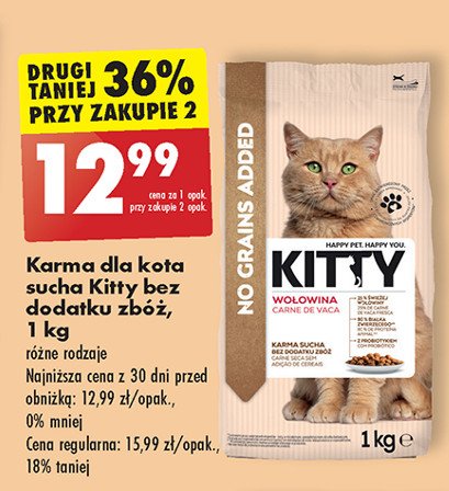 Karma dla kota sterile z wo艂owin膮 Kitty excellence promocja