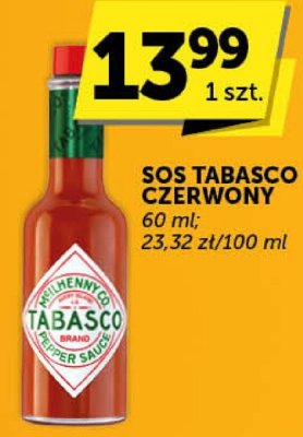Sos Tabasco czerwony promocja w ABC