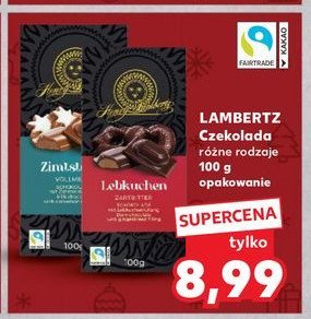 Czekolada z nadzieniem piernikowym Henry lambertz best selection promocja w Kaufland