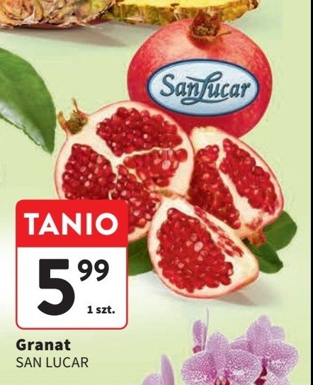 Granat Sanlucar promocja w Intermarche