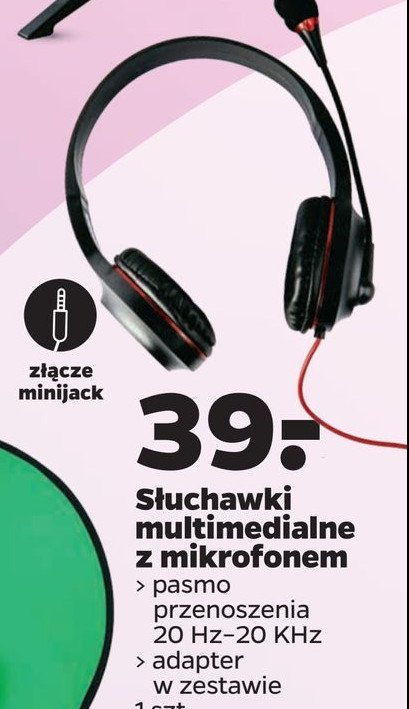 Słuchawki z mikrofonem promocja w Leclerc