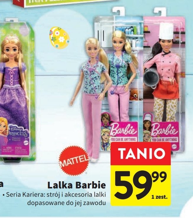 Lalka barbie kariera - lekarz Mattel promocja