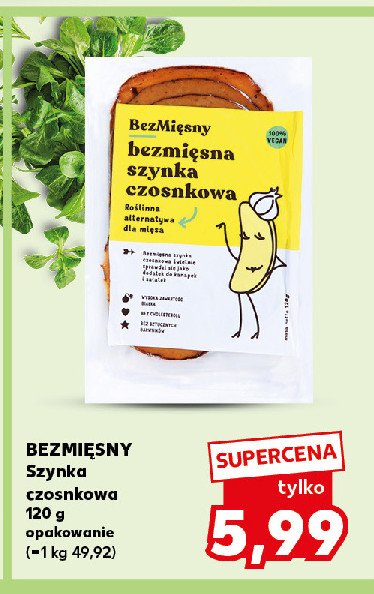 Bezmięsna szynka czosnkowa Bezmięsny promocja