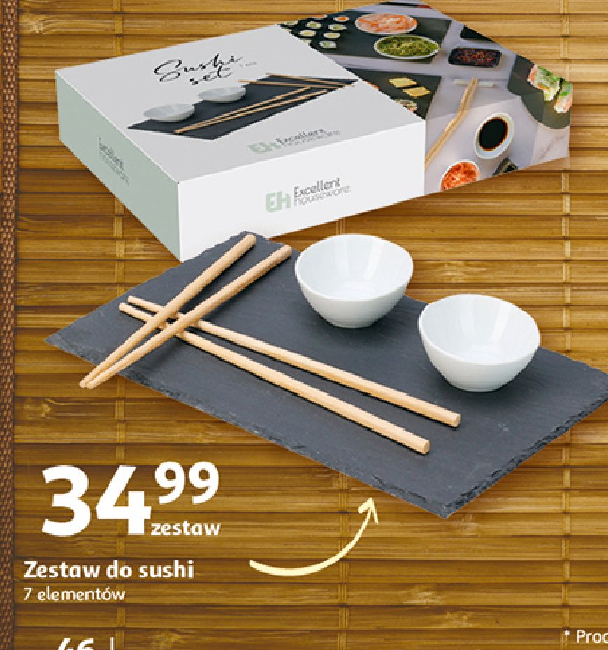 Zestaw do sushi Excellent houseware promocja w Auchan