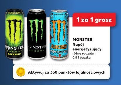 Napój energetyczny Monster energy classic promocja w Kaufland